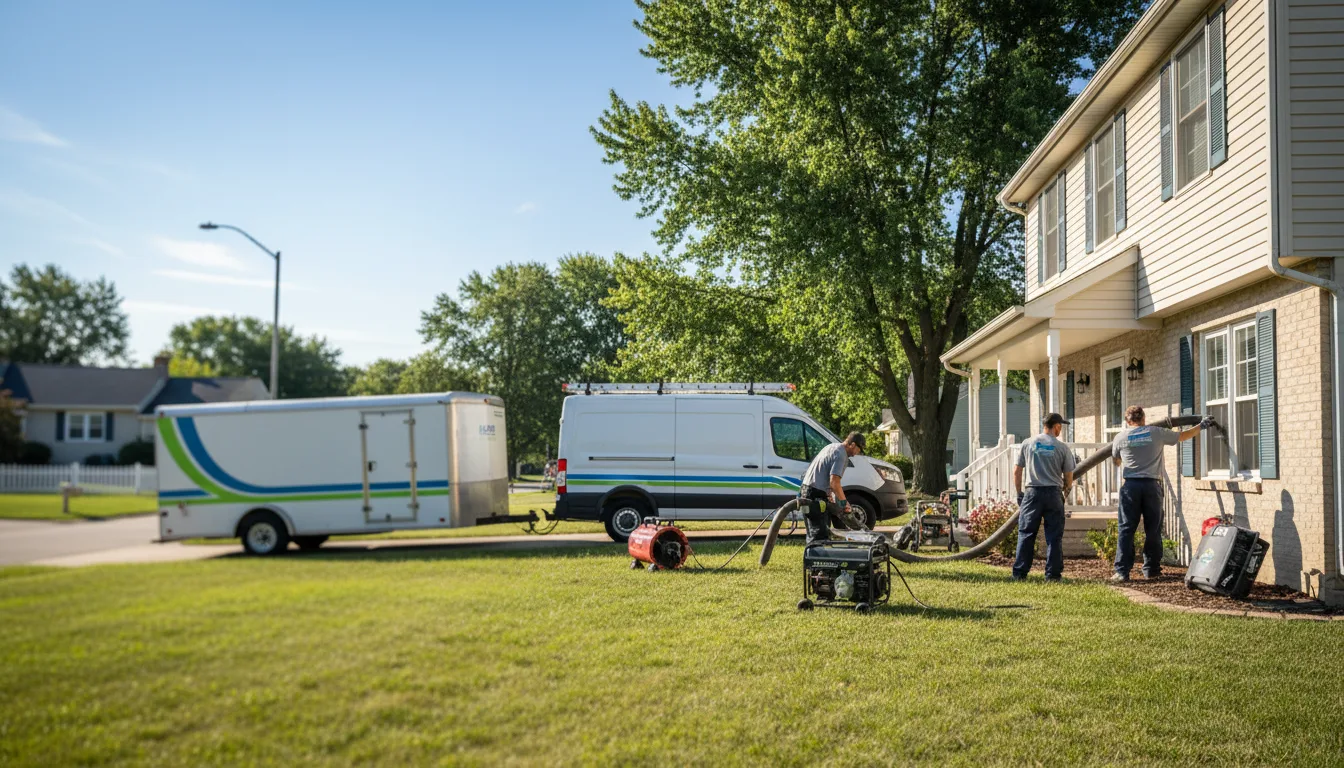 Flooded Basement Restoration And Cleanup With Repair in Mount Orab, OH near me